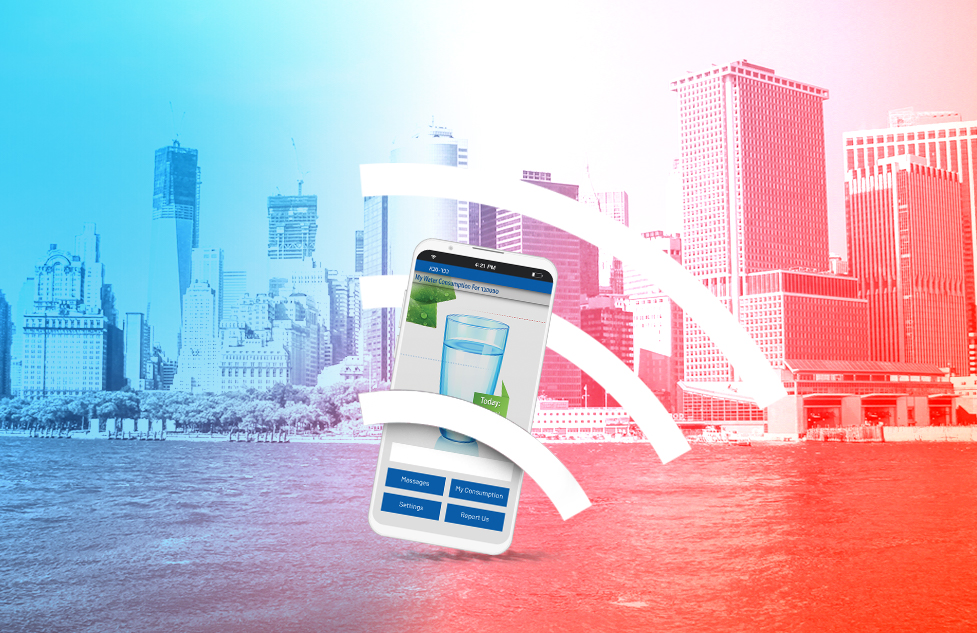 AMR AMI water meters mobile app