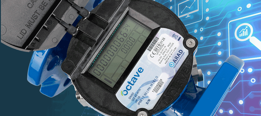 octave water meter digital water