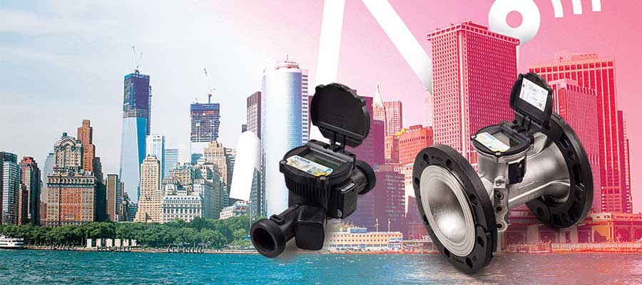 octave stainless steel and polymeric water meters
